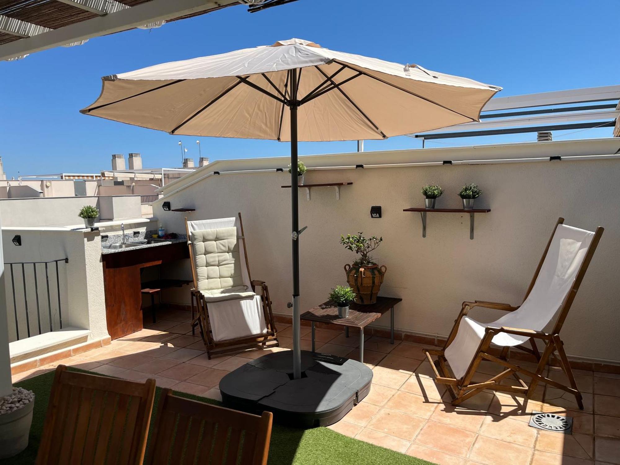 Playa Almenara Atico Duplex Vistas Al Mar Y Montana Wifi,Piscina A Apartment Luaran gambar